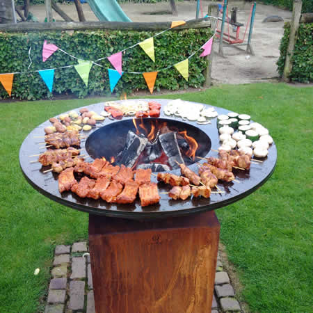 houtgestookte barbecue